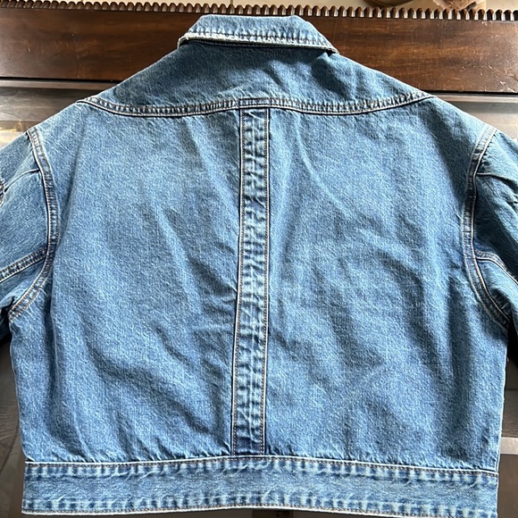 A Loves A
Lace Up Sleeve Convertible Collar Denim Statement Jacket - Picture 9 of 13